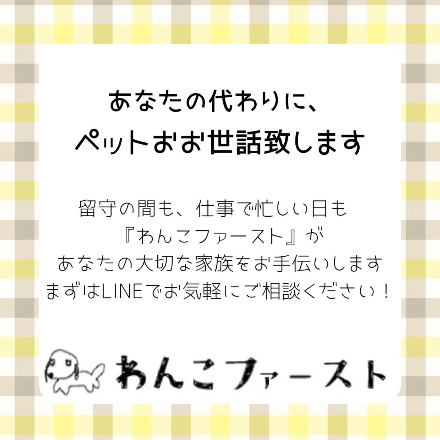 ペットシッター「わんこファースト」です🐾