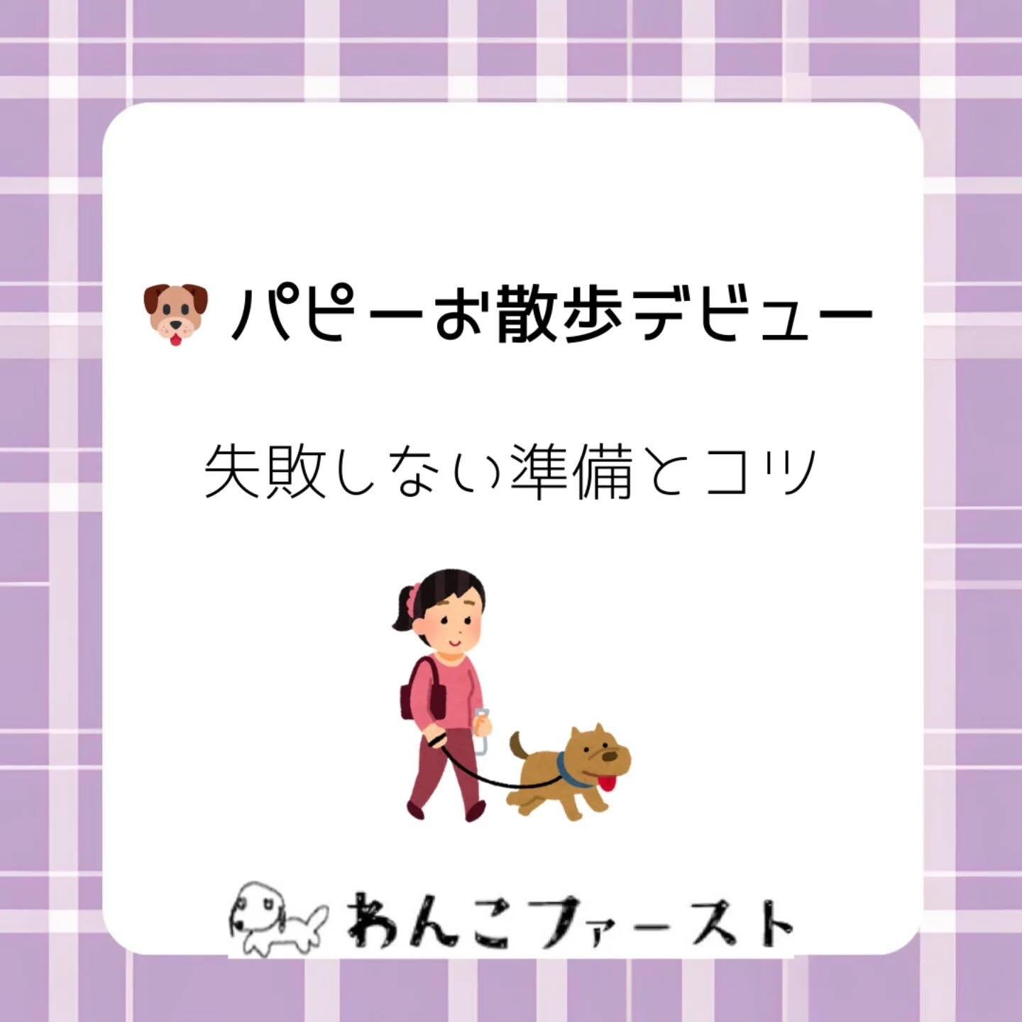 パピーのお散歩は