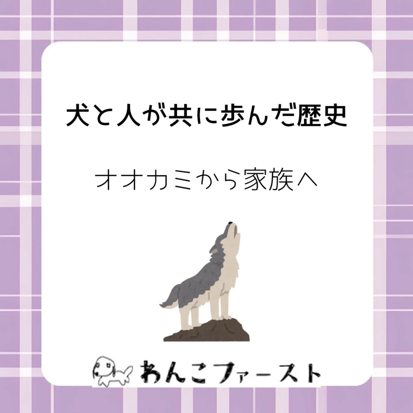 犬と人が一緒に暮らし始めたのは、